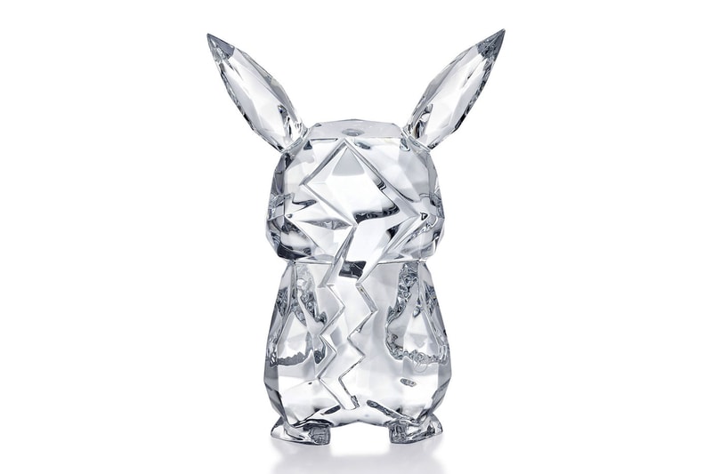 バカラxフラグメント デザインのクリスタル製ピカチュウが爆誕 Baccarat 'Pokémon Pikachu Fragment' and More design glass figurine Hiroshi Fujiwara clear crystal glass 