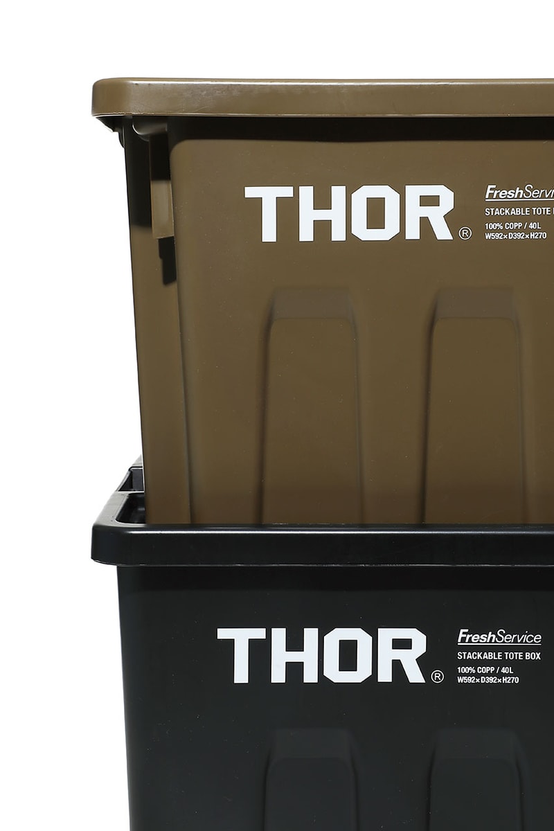 フレッシュサービスが収納コンテナ THORの別注アイテムをリリース FreshService thor container collaboration release info