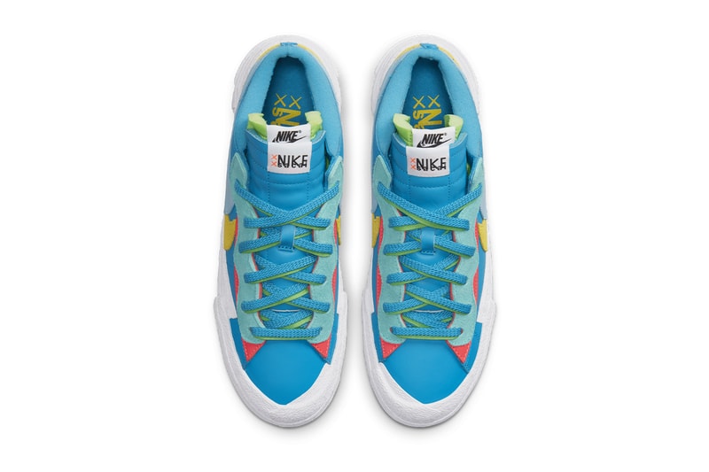 カウズxサカイxナイキ ブレーザー ローのオフィシャル画像が到着 KAWS x sacai x Nike Blazer Low Official Images DM7901-400 DM7901-600 2021 
