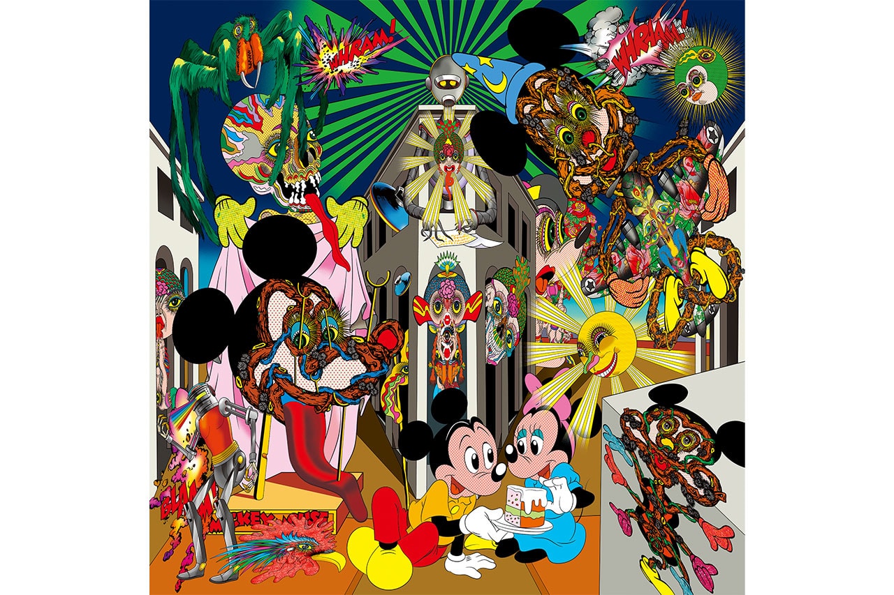 NANZUKA キュレーションによるミッキーマウスをテーマとした Mickey Mouse Now and Future 展が開催 空山基、田名網敬一、Haroshi（ハロシ）、YOSHIROTTEN（ヨシロットン）、中村哲也らの日本勢から、スペイン・マラガ在住のJavier Calleja（ハビア・カジェハ）、韓国出身アメリカ・ニューヨーク在住のYoon Hyup（ユーン・ヒュップ）、イギリス・ロンドン在住のJames Jarvis（ジェームス・ジャービス）、イギリス出身ロサンゼルス在住のOliver Payne（オリバー・ペイン）、アメリカ・ロザンゼルス在住のDarren Romanelli（ダレン・ロマネリ）まで多岐にわたる nanzuka