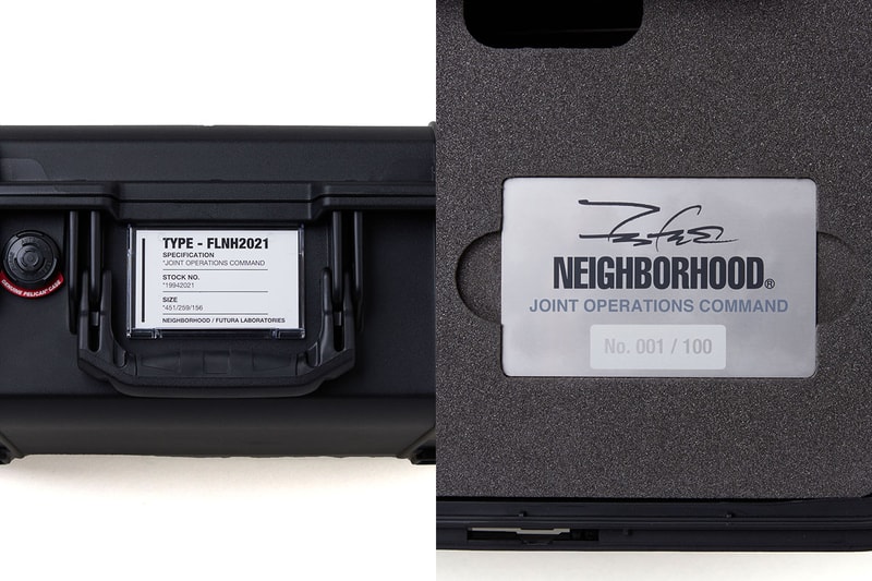 ネイバーフッド x フューチュラ ラボラトリーズ によるコラボコレクションが発売 NEIGHBORHOOD and Futura Laboratories collab collection release info Helinox