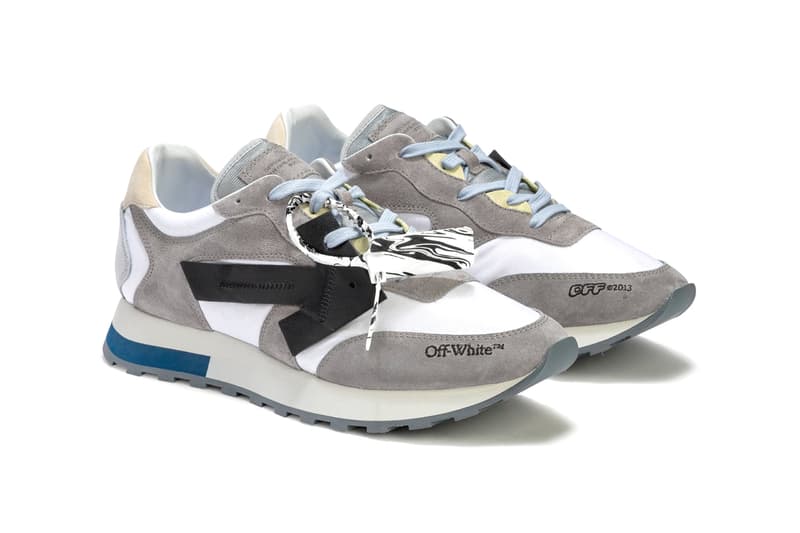 オフホワイトから1980年代のランニングシューズを想起させる新作が登場 Off-White™ Runner Fall Winter 2021 Virgil Abloh HBX HYPEBEAST Distressed Suede Mesh Leather OW Release Information Drop Date