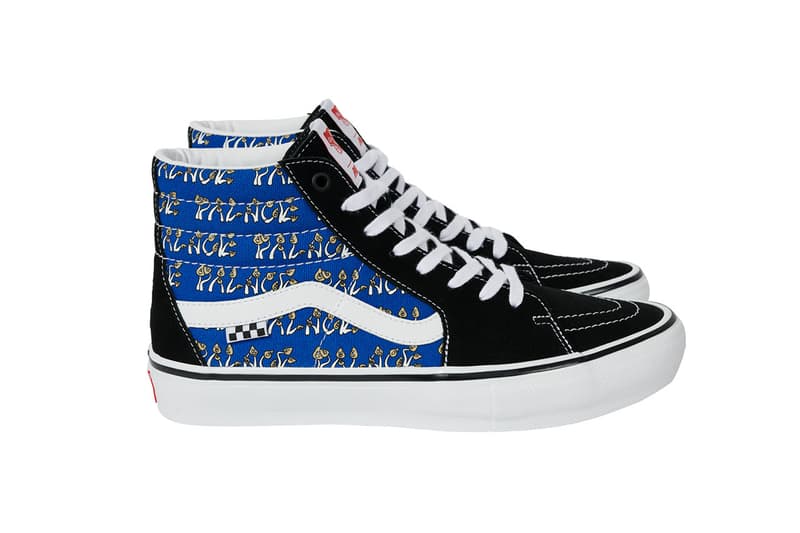 パレス スケートボード x ヴァンズからコラボ第2弾となる SK8-Hi が登場 palace skateboards vans sk8 hi mushroom shroom release details black blue marshmallow yellow buy cop purchase