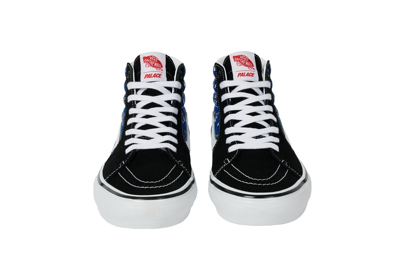 パレス スケートボード x ヴァンズからコラボ第2弾となる SK8-Hi が登場 palace skateboards vans sk8 hi mushroom shroom release details black blue marshmallow yellow buy cop purchase