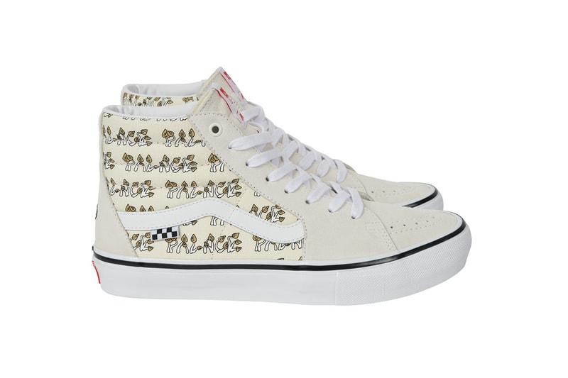 パレス スケートボード x ヴァンズからコラボ第2弾となる SK8-Hi が登場 palace skateboards vans sk8 hi mushroom shroom release details black blue marshmallow yellow buy cop purchase