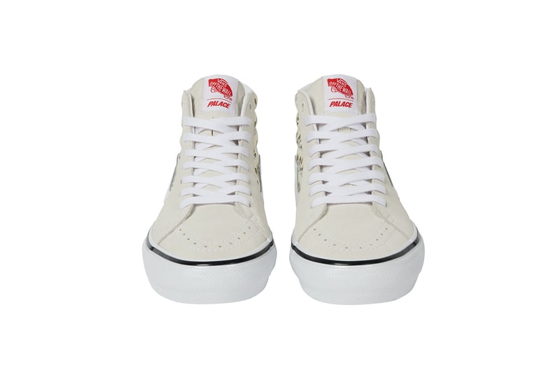 パレス スケートボード x ヴァンズからコラボ第2弾となる SK8-Hi が登場 palace skateboards vans sk8 hi mushroom shroom release details black blue marshmallow yellow buy cop purchase