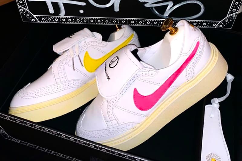 Gドラゴン x ナイキ KWONDO1にフレンズ&ファミリーが登場 PEACEMINUSONE x Nike Kwondo 1 Friends Family F&F G-Dragon First Look Closer Official Air Force 1 Para-Noise Swoosh Wing Tips