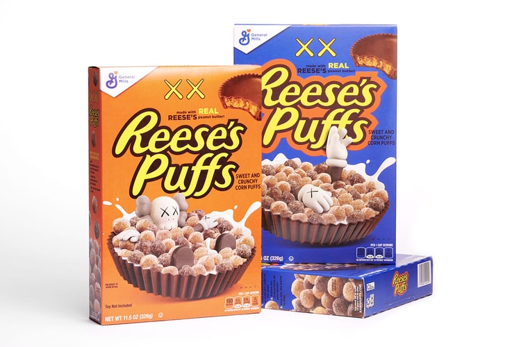 アメリカの国民的シリアル Reese’s Puffs x KAWS によるコラボボックスが発売