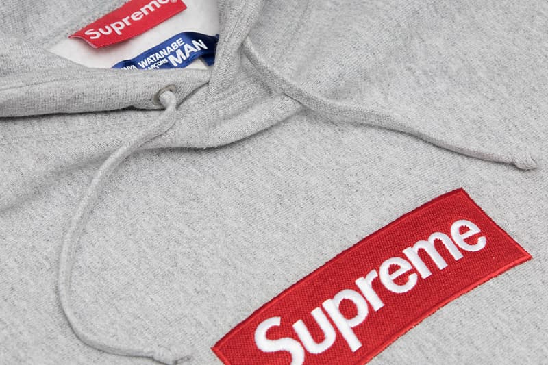 シュプリーム x ジュンヤ ワタナベからボックスロゴフーディが登場 コムデギャルソン Supreme / JUNYA WATANABE COMME des GARÇONS MAN Box Logo Hooded Sweatshirt