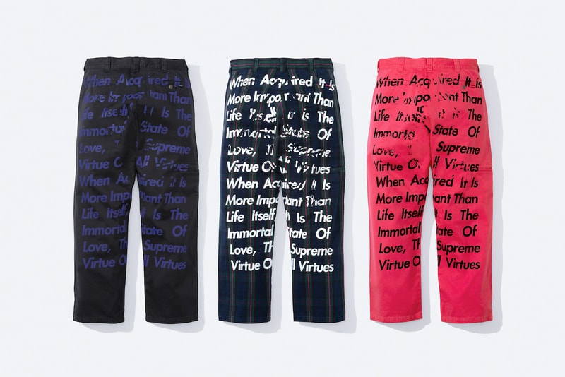 シュプリーム x ジュンヤワタナベコムデギャルソンが登場 Supreme から Junya Watanabe COMME des GARÇONS MAN のアーカイブにインスパイアされたコラボアイテムが登場