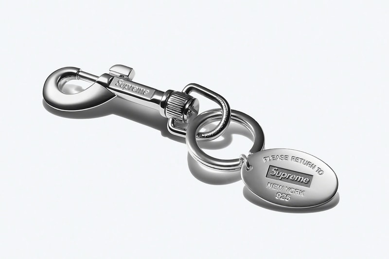 シュプリーム x ティファニー Supreme x Tiffany & Co. からジュエリー6型とボックスロゴTシャツが発売
