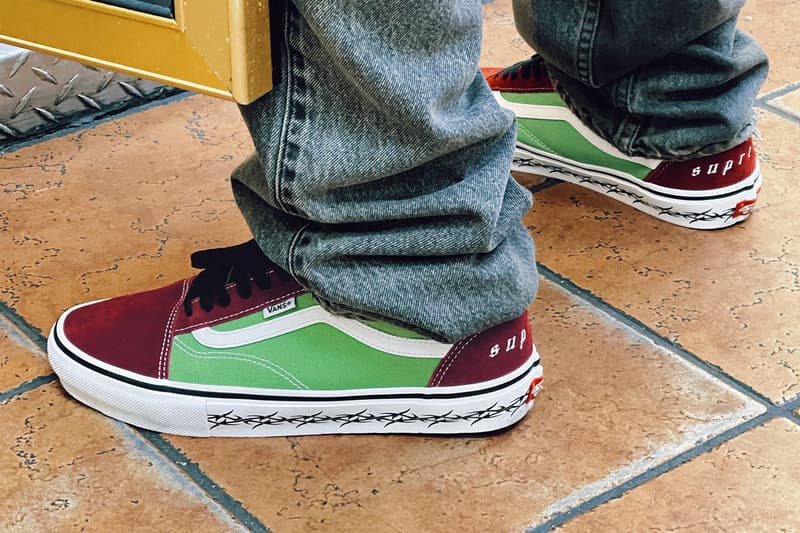 シュプリーム x ヴァンズ トライバル柄 2021年秋冬 Supreme Vans Fall 2021 Collaboration Release Info Date Buy Price Half Cab Old Skool
