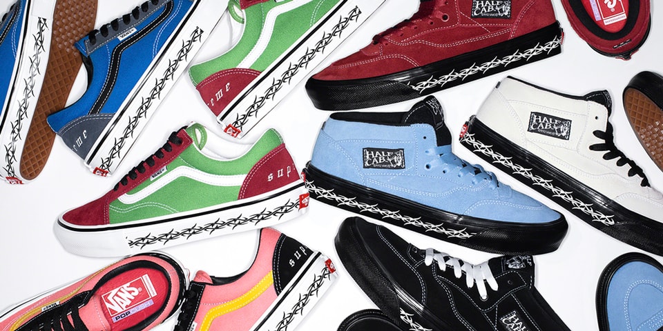 シュプリーム x ヴァンズから最新コラボモデル2型が登場 | Hypebeast.JP