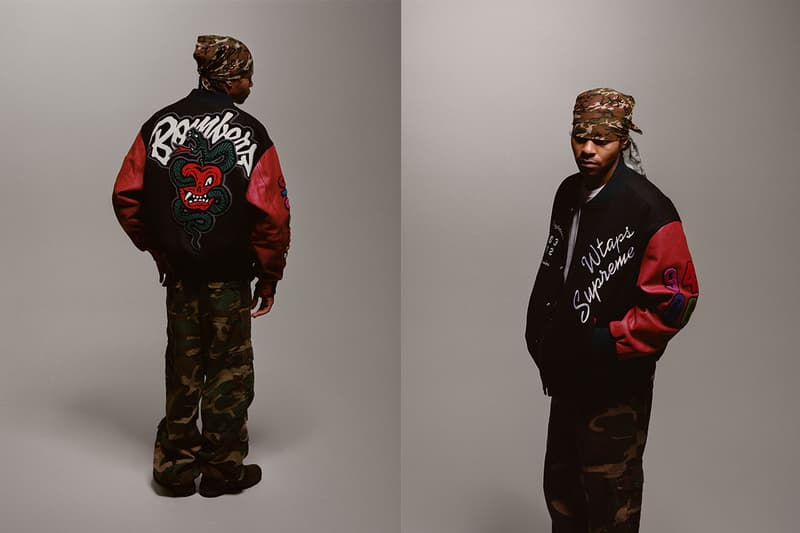 シュプリーム x ダブルタップスによる12年ぶりのコラボコレクションが発売 Supreme x WTAPS 2021 fall collab collection  release info Tetsu Nishiyama