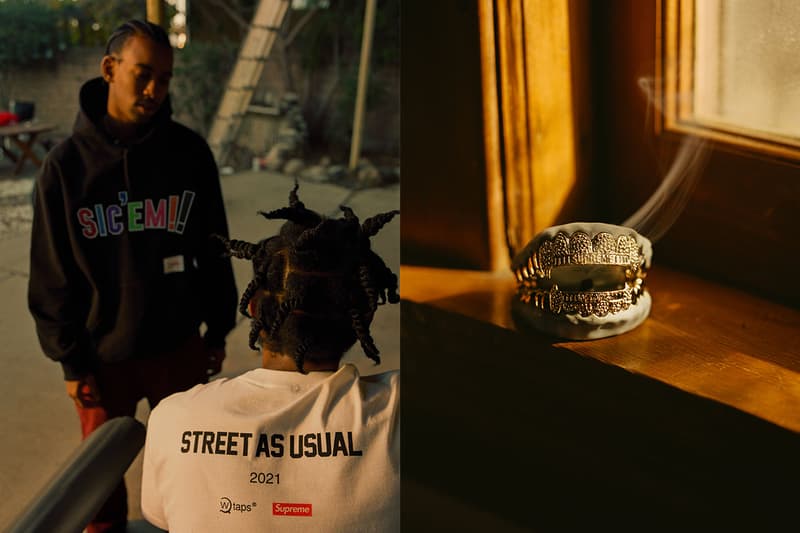 シュプリーム x ダブルタップスによる12年ぶりのコラボコレクションが発売 Supreme x WTAPS 2021 fall collab collection release info Tetsu Nishiyama