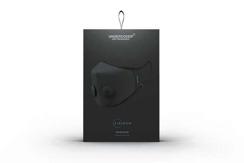 アンダーカバーからエリナムとの限定コラボマスクが発売 UNDERCOVER x AIRINUM collab urban air mask 2.0 release info