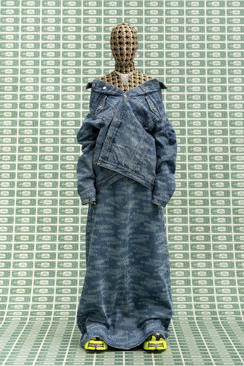ヴェトモン 2022年秋冬コレクション Vetements FW22 Is All About Affluence in the New Era of Cryptocurrency bitcoin wealth millionaires onlyfans digital layering gransformable pieces vetements xnew rock vpn 