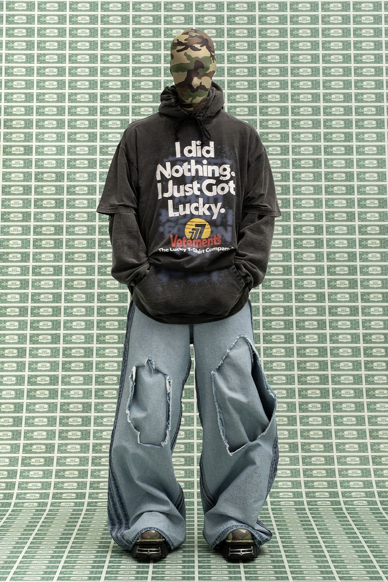 ヴェトモン 2022年秋冬コレクション Vetements FW22 Is All About Affluence in the New Era of Cryptocurrency bitcoin wealth millionaires onlyfans digital layering gransformable pieces vetements xnew rock vpn 