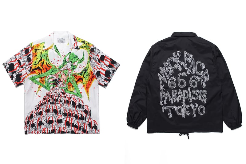 WACKO MARIA が旗艦店 PARADISE TOKYO の6周年を記念した NECK FACE とのコラボコレクションを発表