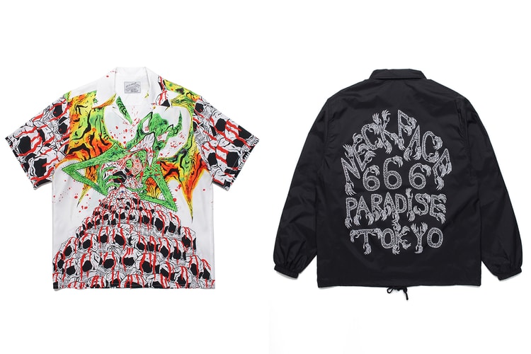 WACKO MARIA が旗艦店 PARADISE TOKYO の6周年を記念した NECK FACE とのコラボコレクションを発表