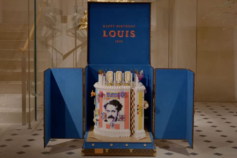 Louis Vuitton が創業者の生誕200周年を祝う LEGO® 製のバースデーケーキを公開