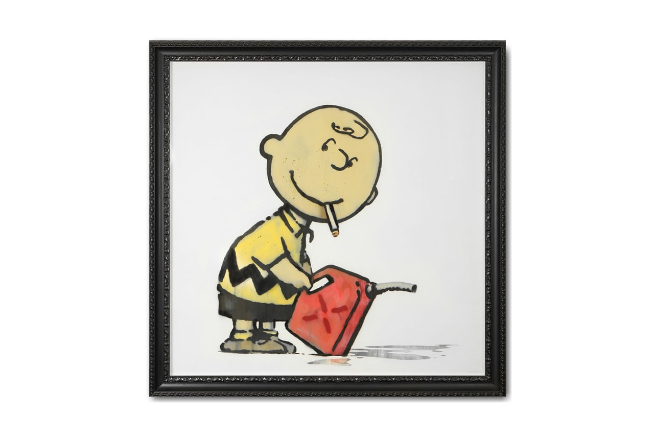 バンクシーのグラフィティ“チャーリー・ブラウン”が約4億5,000万円で落札 Banksy 'Charlie Brown' Sale Art Week Miami 2021