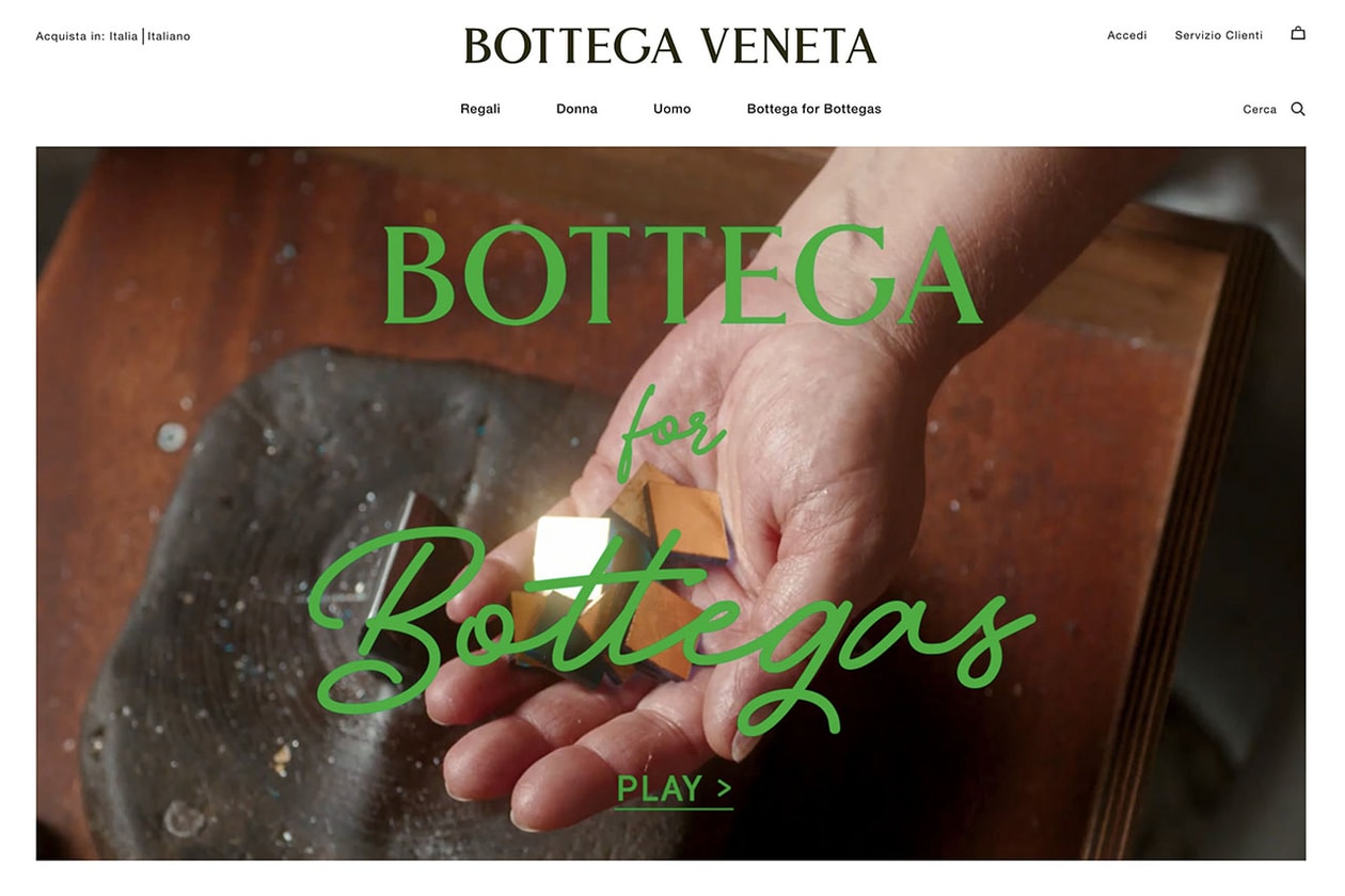 ボッテガ・ヴェネタがイタリアの工房をサポートするプロジェクト “Bottega for Bottegas” を始動