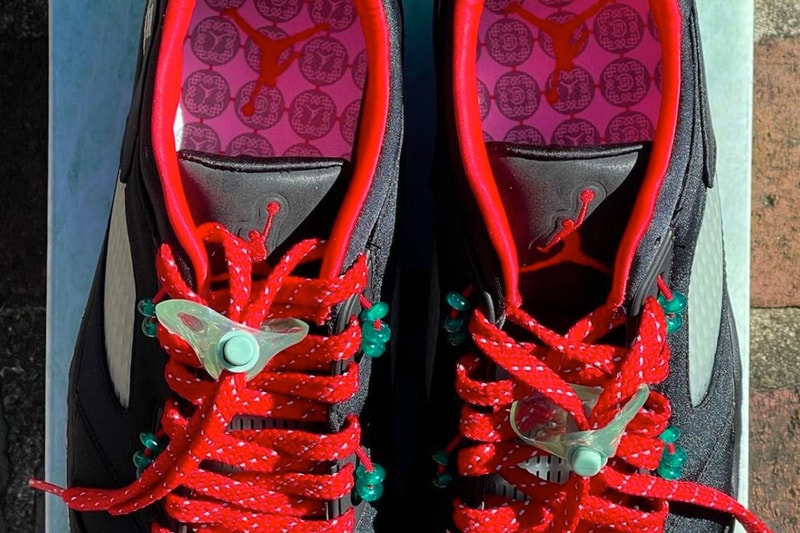 クロット x エアジョーダン 5 ローのディテールをチェック CLOT Air Jordan 5 Low Closer Look Release Info Date Buy Price 