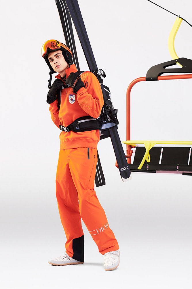 ディオールがピーター・ドイグとコラボした2021年スキーカプセルコレクションを発売 Dior Ski Capsule Mens Winter 2021 Kim Jones Peter Doig Collection Release Information Boots Shoes Sled Goggles Helmet Sled