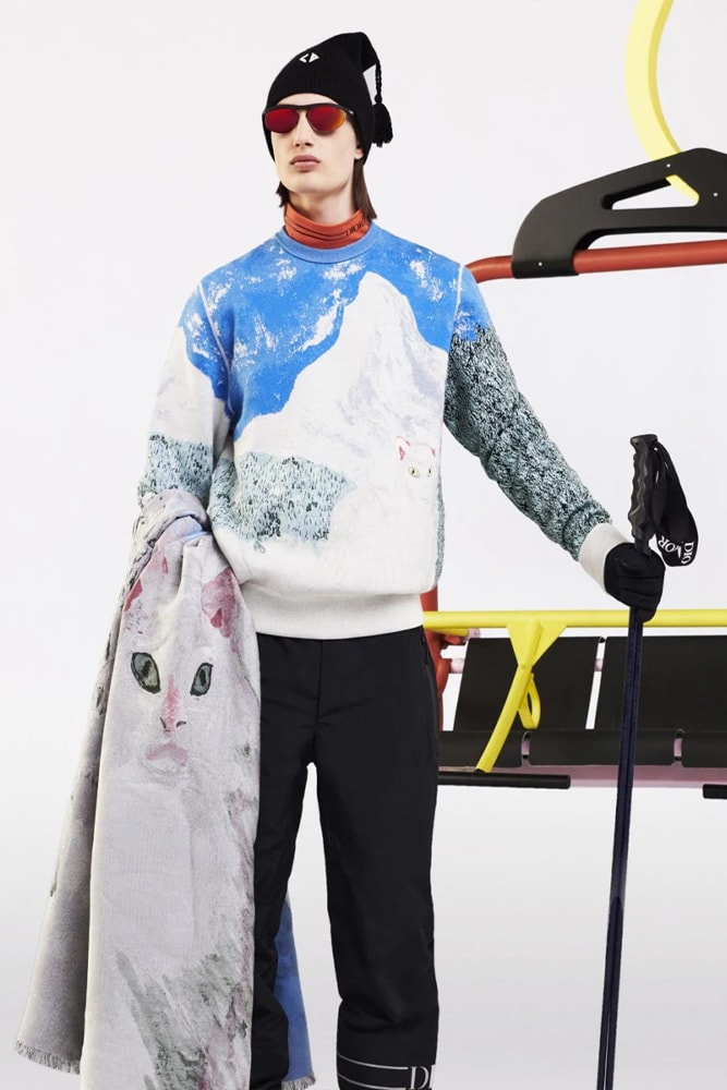 ディオールがピーター・ドイグとコラボした2021年スキーカプセルコレクションを発売 Dior Ski Capsule Mens Winter 2021 Kim Jones Peter Doig Collection Release Information Boots Shoes Sled Goggles Helmet Sled