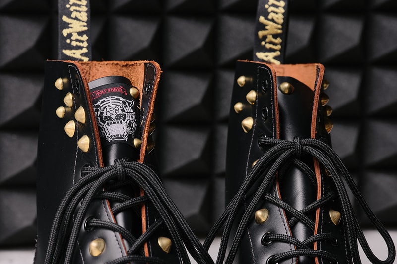 ドクターマーチンからウルフズ ヘッドによるカスタムが施されたスペシャルモデルが登場 DR. MARTENS MADE IN ENGLAND CUSTOMIZED by WOLFʼS HEAD release info 1460 8 hole boots 1461 3 hole shoes 