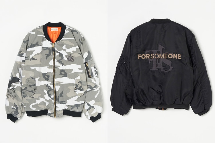 FORSOMEONE が FOSTEX GARMENTS とのコラボ MA-1 を発売
