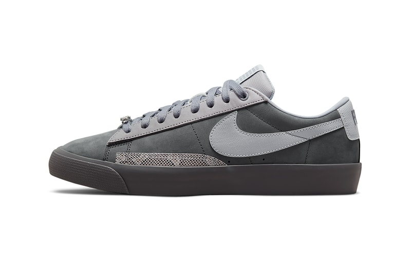 フォーティーパーセント アゲインスト ライツ x ナイキ SB ブレーザーロー の公式ビジュアルが公開 FPAR® forty percent against rights nike sb blazer low grey DN3754 001 release info store list buying guide photos price 