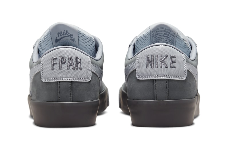 フォーティーパーセント アゲインスト ライツ x ナイキ SB ブレーザーロー の公式ビジュアルが公開 FPAR® forty percent against rights nike sb blazer low grey DN3754 001 release info store list buying guide photos price 