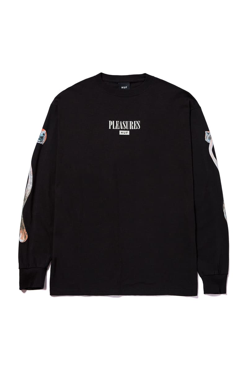 ハフ x プレジャーズによる90年代〜00年代初頭をテーマにしたコラボコレクションが発売 HUF x Pleasures Latest Collaboration Is a Nod to the '90s huf pleasures nostalgic collaboration release info streetwear skatewear '90s 2000s era jacquarde oversized silhouettes lookbook