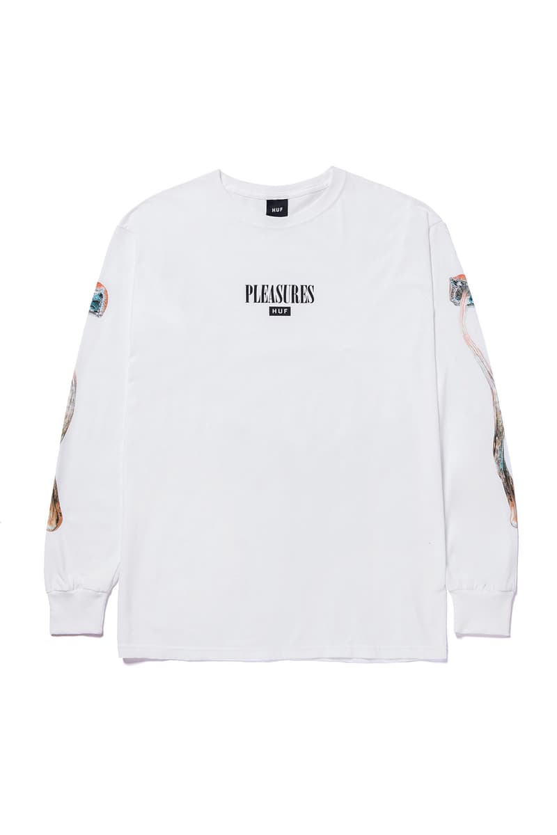 ハフ x プレジャーズによる90年代〜00年代初頭をテーマにしたコラボコレクションが発売 HUF x Pleasures Latest Collaboration Is a Nod to the '90s huf pleasures nostalgic collaboration release info streetwear skatewear '90s 2000s era jacquarde oversized silhouettes lookbook