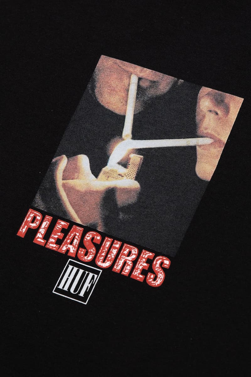 ハフ x プレジャーズによる90年代〜00年代初頭をテーマにしたコラボコレクションが発売 HUF x Pleasures Latest Collaboration Is a Nod to the '90s huf pleasures nostalgic collaboration release info streetwear skatewear '90s 2000s era jacquarde oversized silhouettes lookbook