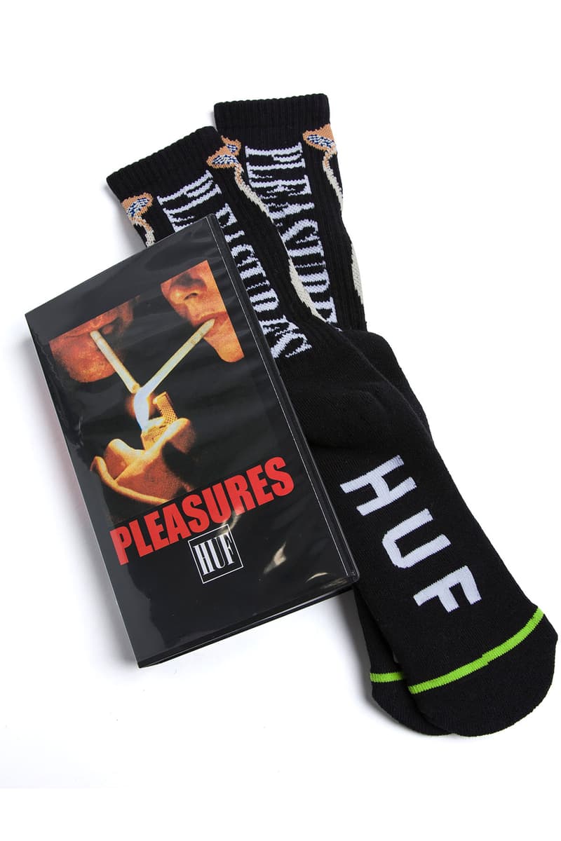 ハフ x プレジャーズによる90年代〜00年代初頭をテーマにしたコラボコレクションが発売 HUF x Pleasures Latest Collaboration Is a Nod to the '90s huf pleasures nostalgic collaboration release info streetwear skatewear '90s 2000s era jacquarde oversized silhouettes lookbook