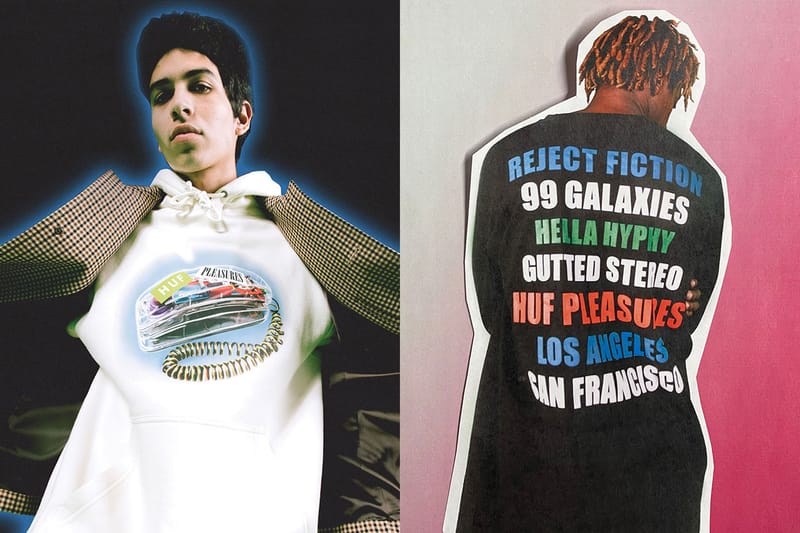 HUF x PLEASURES による90年代〜00年代初頭をテーマにしたコラボコレクションが発売