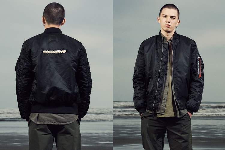 KIYONAGA&CO. x nonnative によるカスタム Alpha MA-1 が登場