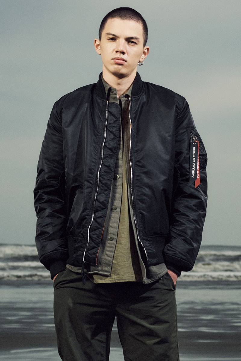 MA1 nonnative 広まら x KIYONAGA&CO. ブラック Mサイズ