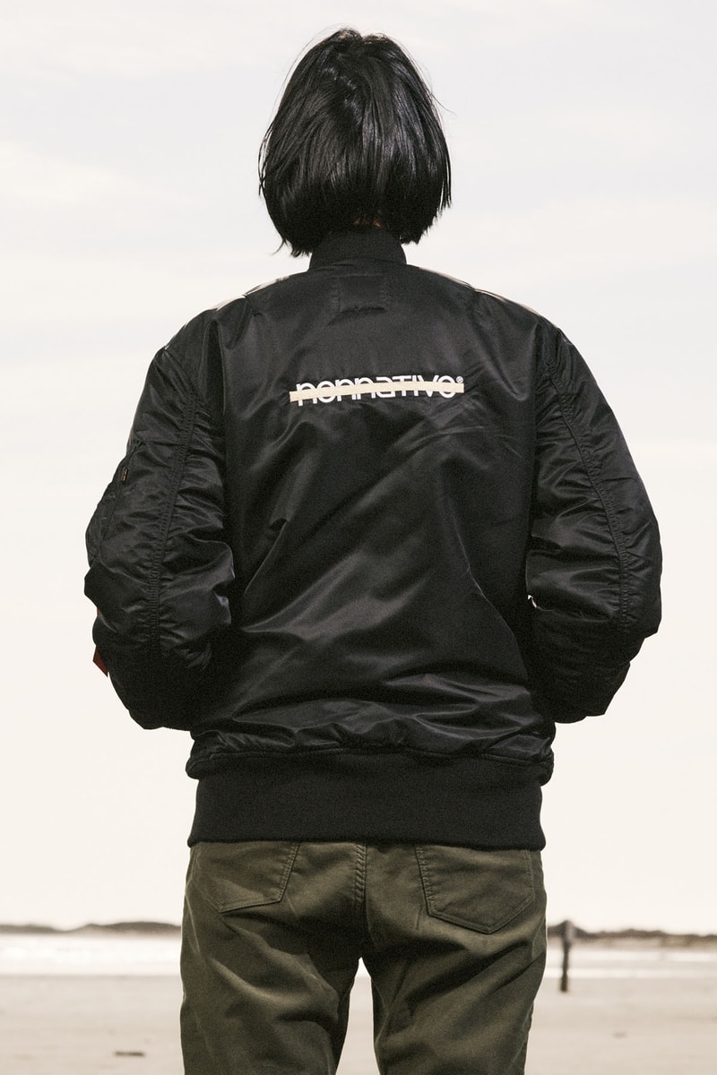 キヨナガ&コー x ノンネイティブによるカスタム Alpha MA-1 が登場 KIYONAGA&CO. x nonnative x Alpha Industries Custom MA-1 Flight Jacket release info SOPH. HIrofumi Kiyonaga Takayuki Fujii