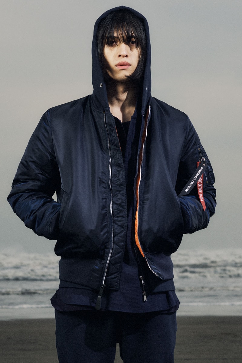 キヨナガ&コー x ノンネイティブによるカスタム Alpha MA-1 が登場 KIYONAGA&CO. x nonnative x Alpha Industries Custom MA-1 Flight Jacket release info SOPH. HIrofumi Kiyonaga Takayuki Fujii