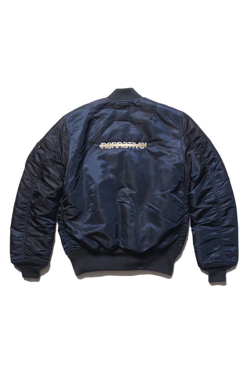 キヨナガ&コー x ノンネイティブによるカスタム Alpha MA-1 が登場 KIYONAGA&CO. x nonnative x Alpha Industries Custom MA-1 Flight Jacket release info SOPH. HIrofumi Kiyonaga Takayuki Fujii