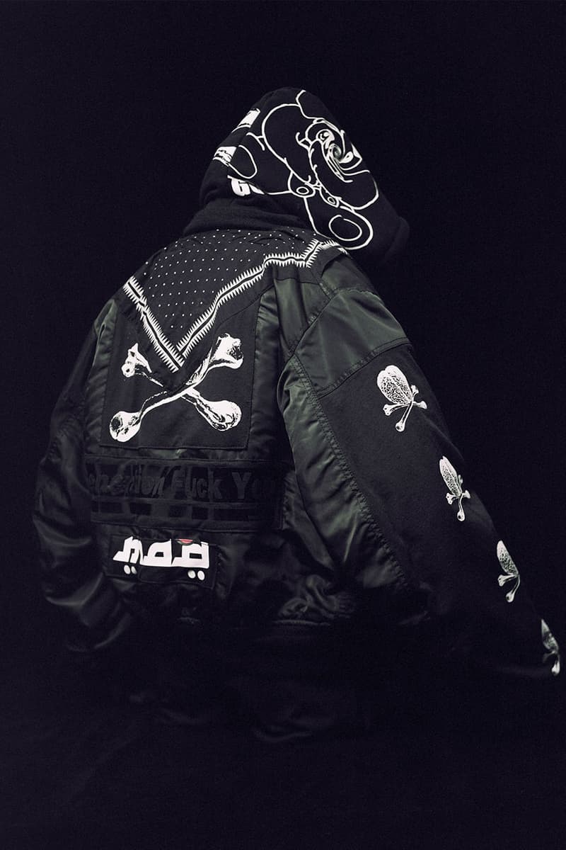 マッドストアアンダーカバーとサイダーハウス MADSTORE UNDERCOVER x CYDERHOUSE から カスタム MA-1 とロングスリーブカットソーが登場