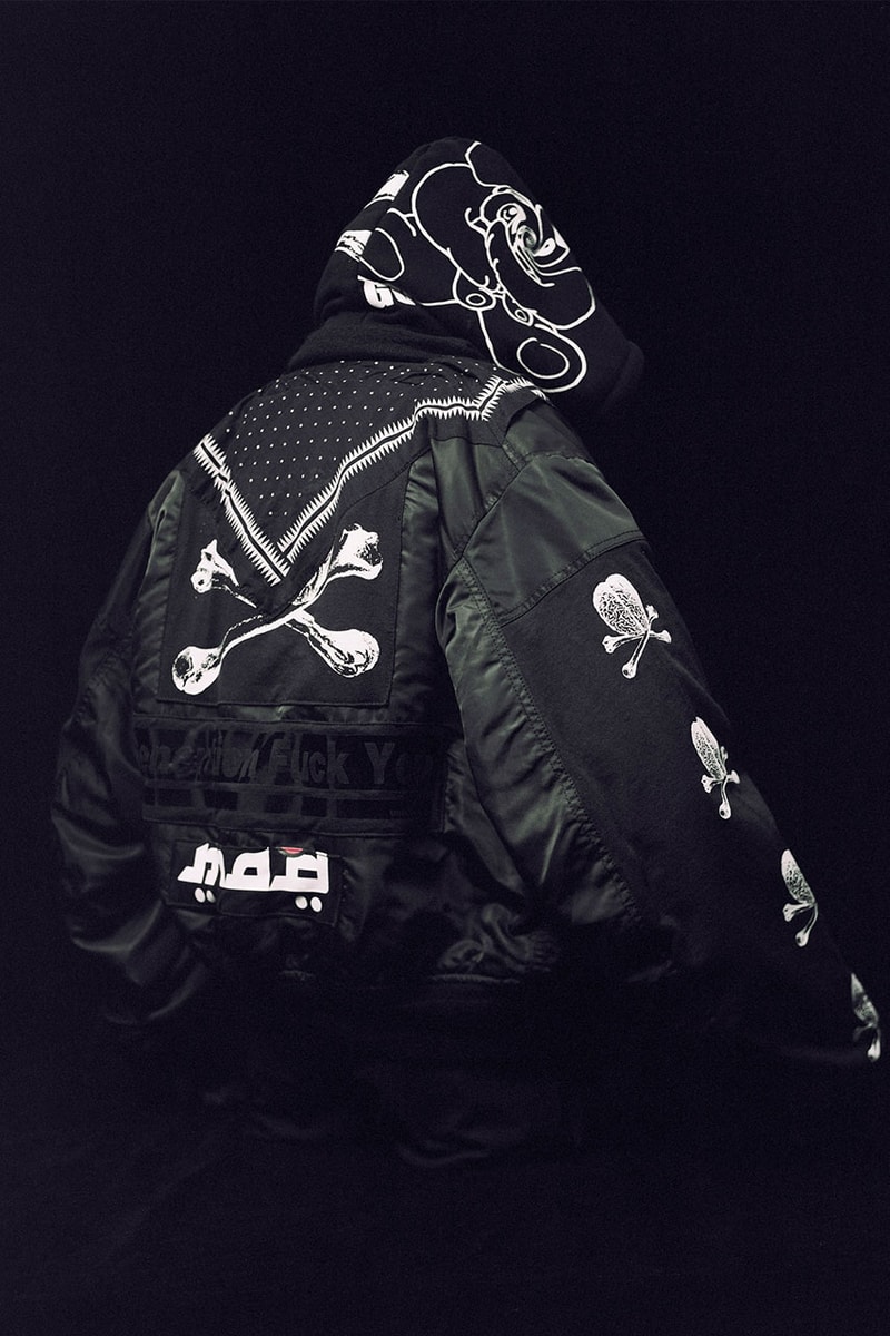 マッドストアアンダーカバーとサイダーハウス MADSTORE UNDERCOVER x CYDERHOUSE から カスタム MA-1 とロングスリーブカットソーが登場