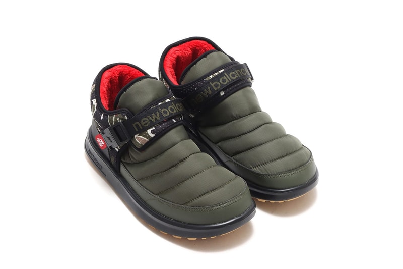 ニューバランスが冬本番に向けて保温性の高いブーツ2型を発売 New Balance SUFMMOCX/SUFMOCK2 Release Information green camo black slippers slides house shoes 