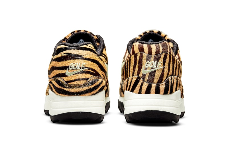 ナイキから大胆な虎柄をあしらった新作エアマックス 1 ゴルフが登場 Nike Air Max 1 Golf Tiger Official Look Release Info dh1301-800 Date Buy Price 