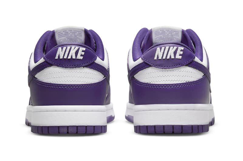 名作カラーを反転させたかのような新作ナイキダンクローが登場 nike dunk low court purple DD1391 104 release date info store list buying guide photos price 