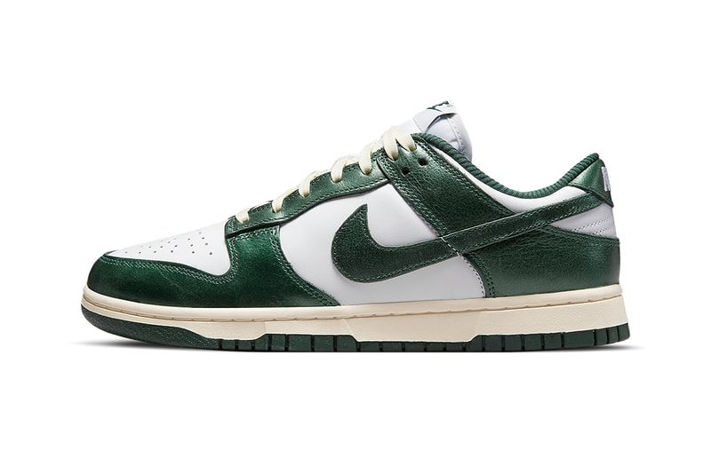 ナイキからビンテージの風合いを再現した新作ダンクローが登場 nike dunk low vintage green DQ8580 100 release date info store list buying guide photos price 